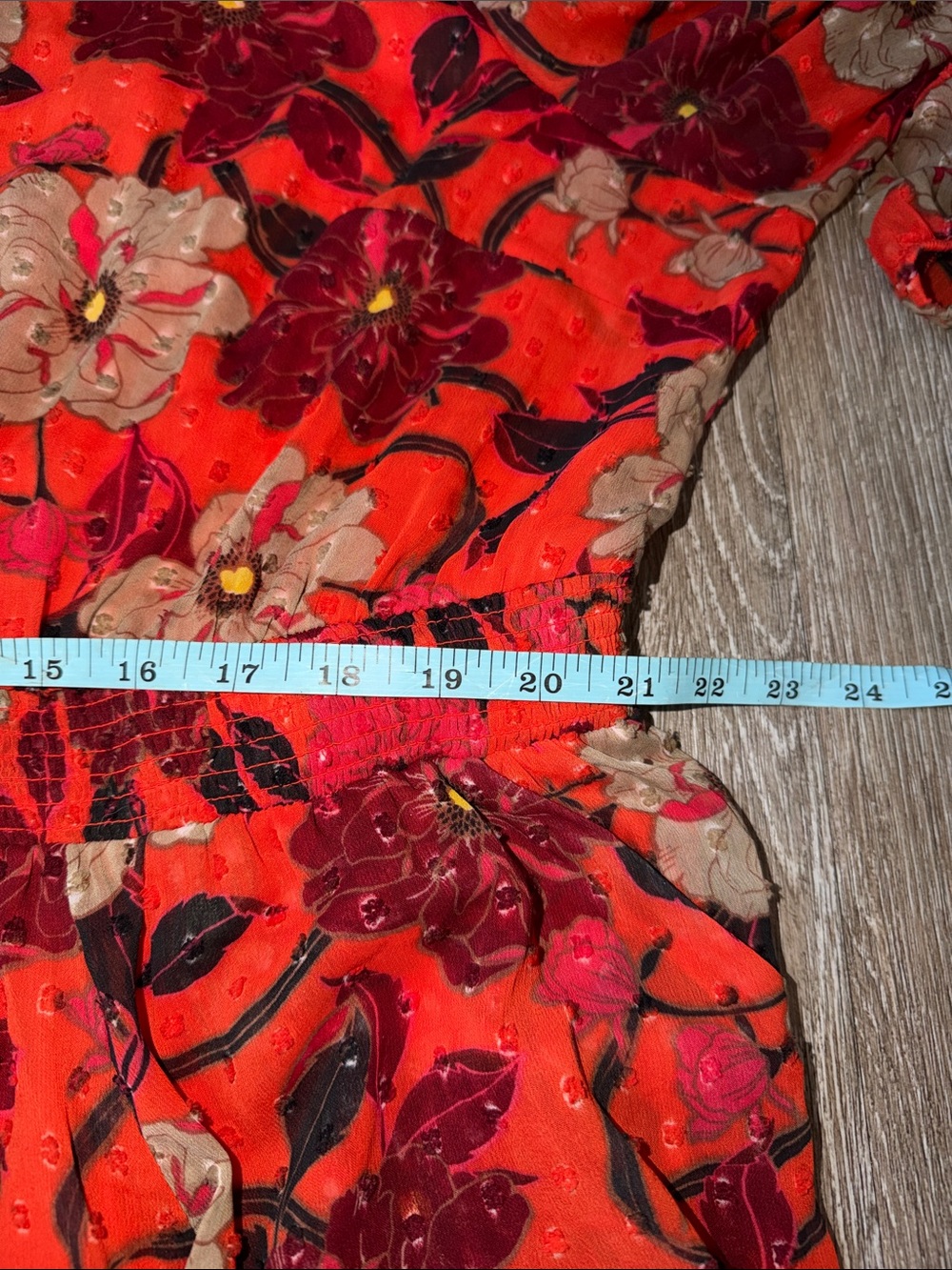 Torrid mini clip dot red dress floral print mock neck pockets size 3 - Picture 3 of 7